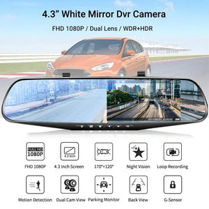 Retrovisor De Auto Con Doble Camara