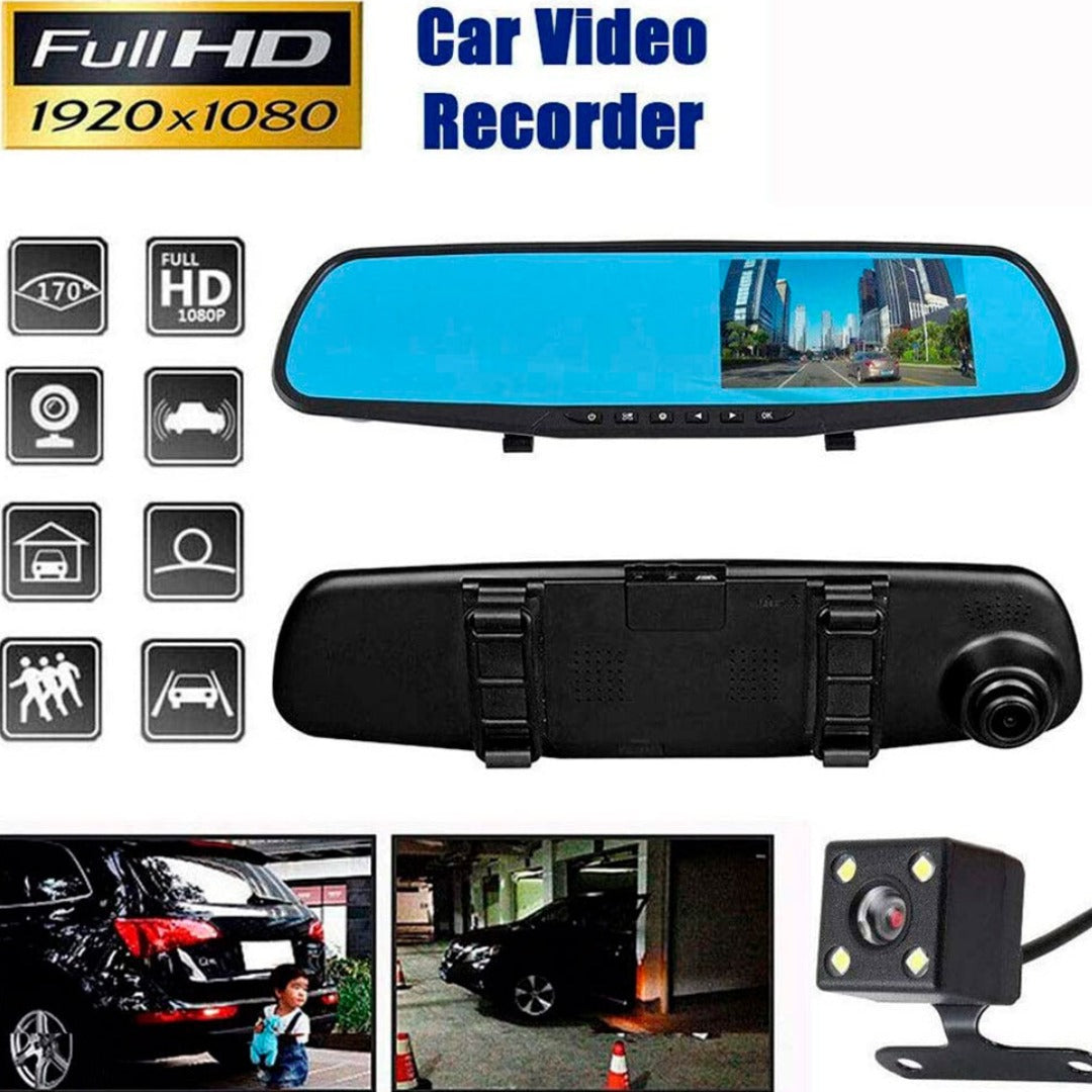 Retrovisor De Auto Con Doble Camara