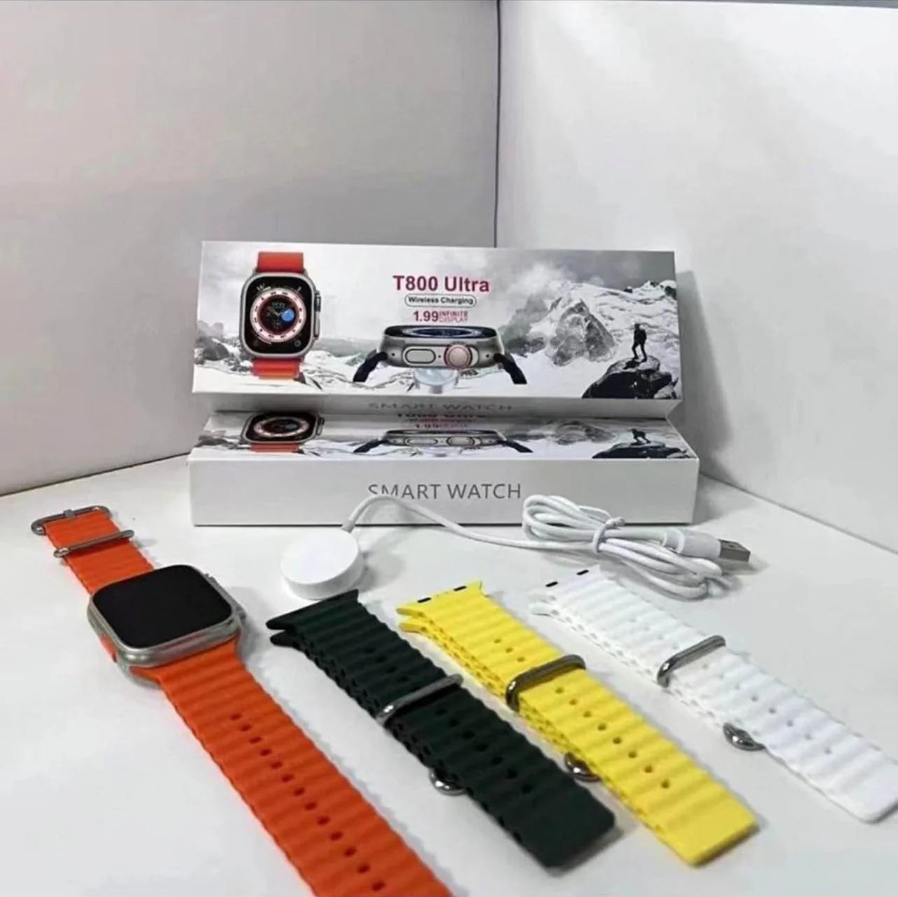 Combo Airpods Max Reloj T800 Ultra 8