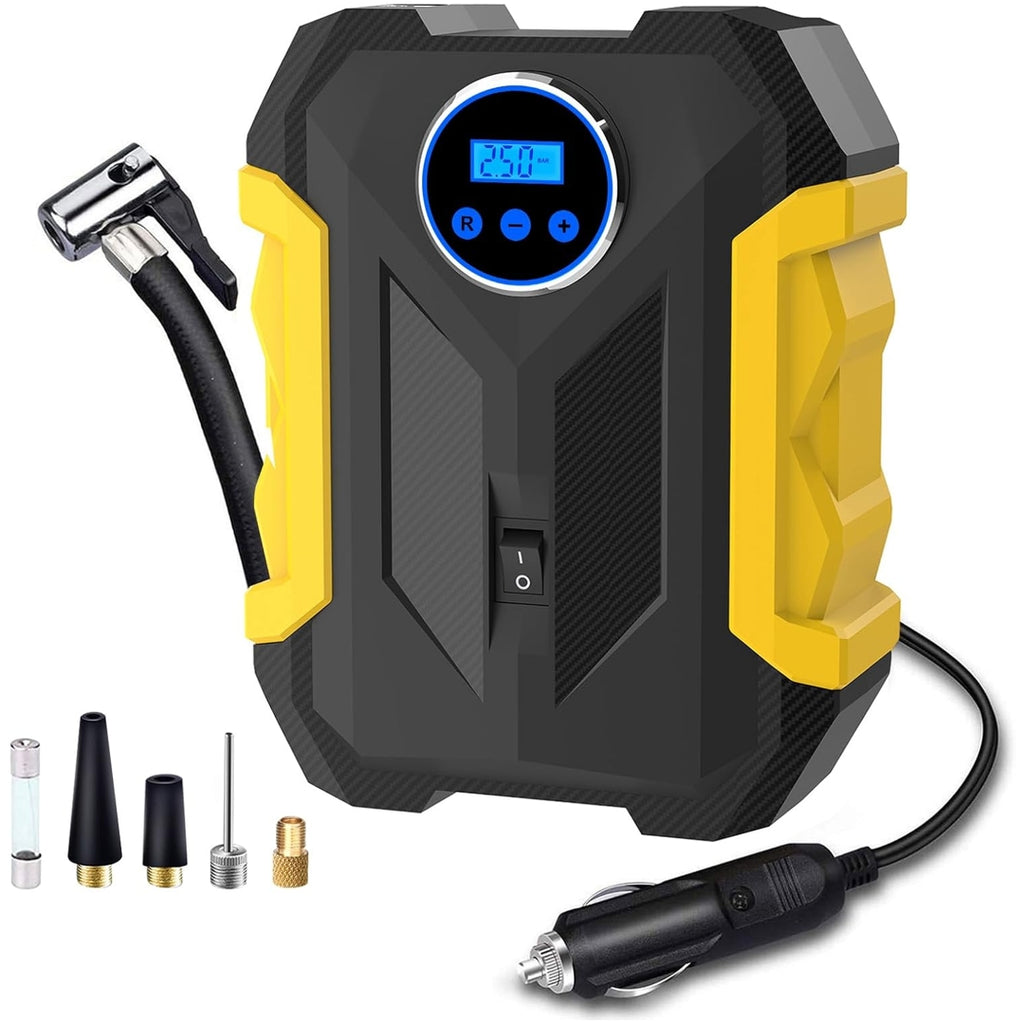 Compresor de Aire Portatil para Carros, Motos y Bicicletas