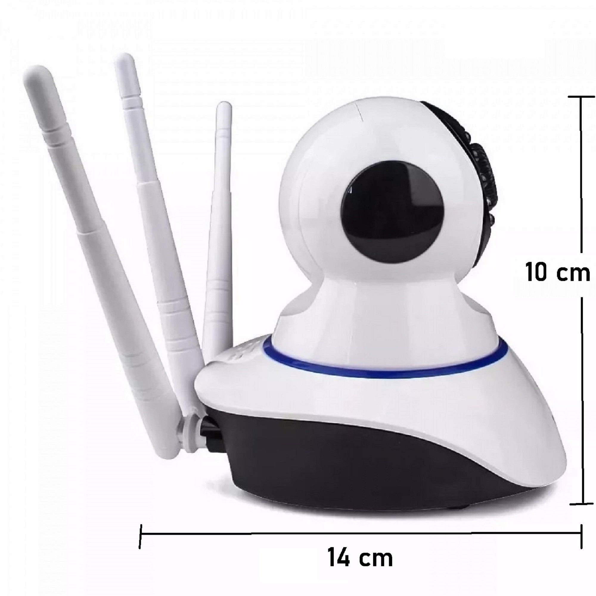 Camara Seguridad Wifi Robotica 3 Antenas