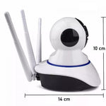 Camara Seguridad Wifi Robotica 3 Antenas